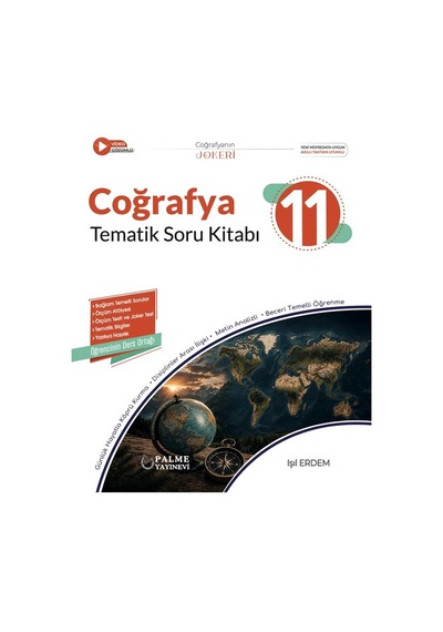 Palme 11.sınıf Joker Coğrafya Tematik Soru Kitabı Yeni