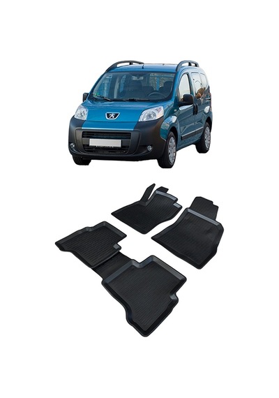 Peugeot Bipper 2007 Ve Sonrası 3d Havuzlu Araca Özel Paspas Takımı