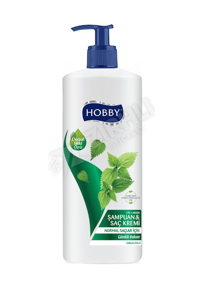 4 Adet Hobby Normal Saçlar İçin Şampuan Isırgan Özlü 1000 Ml