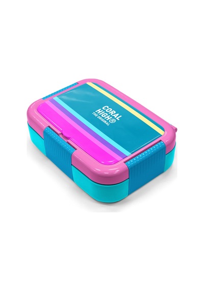 Coral High Kids Pembe Pastel Renkli Desenli Paslanmaz Çelik Beslenme Kabı 39267 Pembe