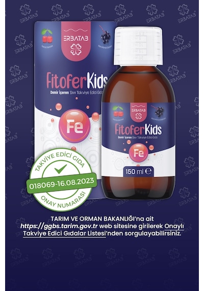 Fitofer Kids Çocuk Demir Takviyesi 150 ML