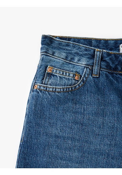 Koton Rahat Kesim Normal Bel Denim Şort Orta İndigo 5sal40007md İndigo Koton Rahat Kesim Normal Bel Denim Şort Orta İndigo 5sal40007md İndigo