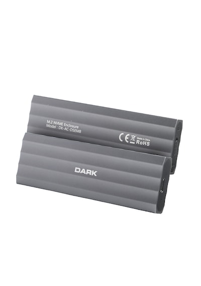 Dark Dsem8 10gbps Usb-c, 8tb Nvme & Sata M.2 Ssd Uyumlu Alüminyum Disk Kutusu Dk Ac Dsem8