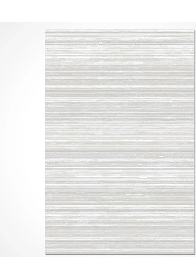 Bespoky Gri Çizgili Modern Salon Halısı Makine Dokuma Gri - 1371