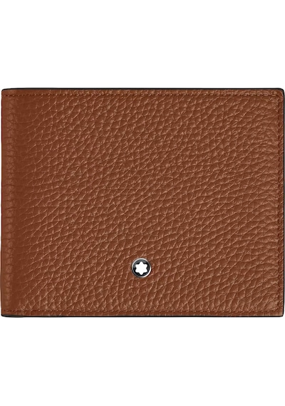 Mont Blanc Montblanc Grain Deri 8 Bölmeli Cüzdan 221404 Kahverengi