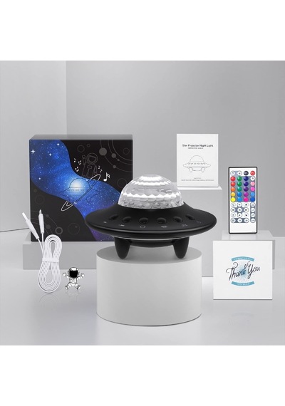 Dailytech Galaxy Projektör Hoparlör Bluetooth Ufo Gece Lambası