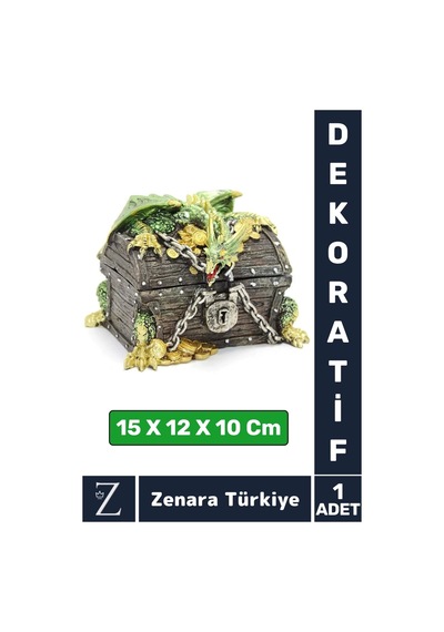 Premium Yüksek Kaliteli Çok Şık Dekoratif Hediyelik Özel Gün Biblo Koleksiyon Polyester Dragon Kutu