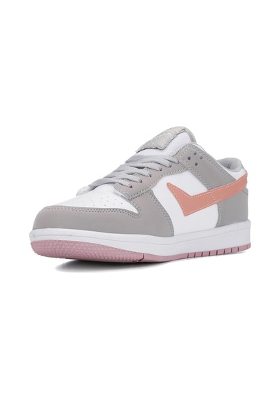 Günlük Kadın Rahat Esnek Hafif Sneaker Kaymaz Taban Bağcıklı Spor Ayakkabı 8075 Gri- Pudra Günlük Kadın Rahat Esnek Hafif Sneaker Kaymaz Taban Bağcıklı Spor Ayakkabı 8075 Gri- Pudra
