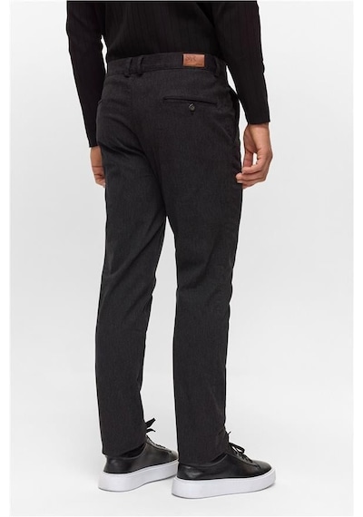 Süvari Siyah Regular Armürlü Pantolon Pn2016600180-s09 Siyah