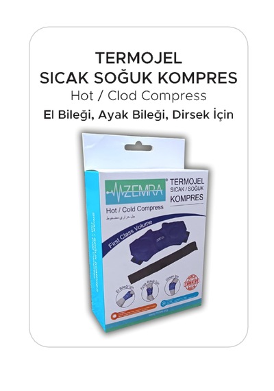 Ayak Ve El Bileği İçin Termojel - Sıcak Soğuk Kompres 27x12 Cm