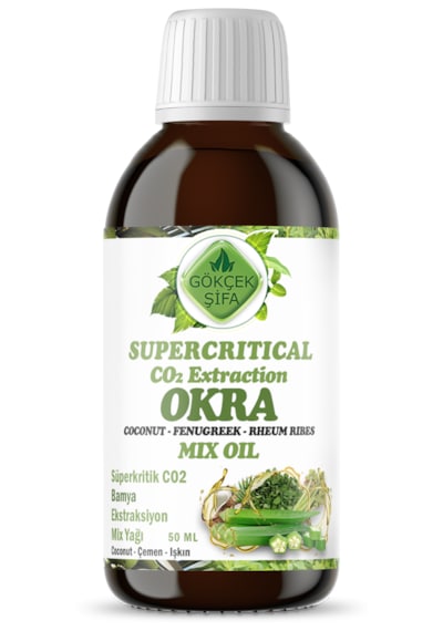 Gökçek Şifa Bamya Süperkritik Mix Yağı 50 ML