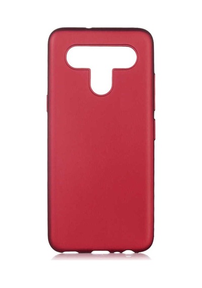 LG Uyumlu K51s Kılıf Zore Premier Silikon Kapak Mürdüm