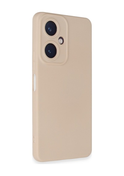 Vivo Y27 Uyumlu Kılıf Nano İçi Kadife Silikon - Pudra