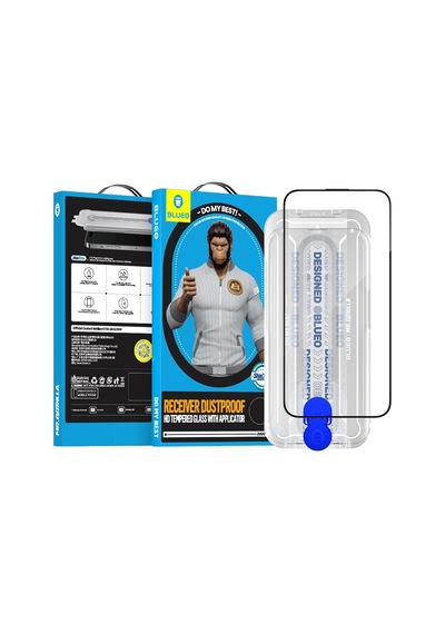 Blueo Apple Uyumlu iPhone 15 Pro Max  Anti-dust Uygulama Aparatlı Toz Ko