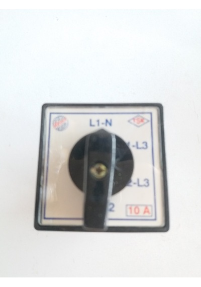 OPAŞ 3X10 AMPER 4 POZ  VOLTMETRE KOMİTATÖRÜ