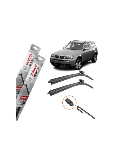 Bmw X3 E83 Muz Silecek Takımı Ön Bosch Aeroeco 2005-2009