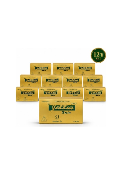 Jellia Skin Normal Tip Prezervatif 12 x 12'li