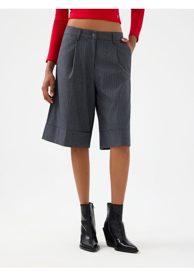 Loft High Waist Kadın Pantolon Lf2040806 Q1.v1 Koyu Gri