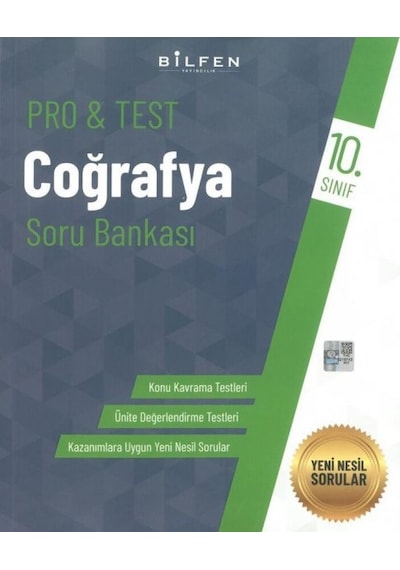 11.Sınıf Pro&Test Coğrafya Soru Bankası -  Bilfen Yayınları