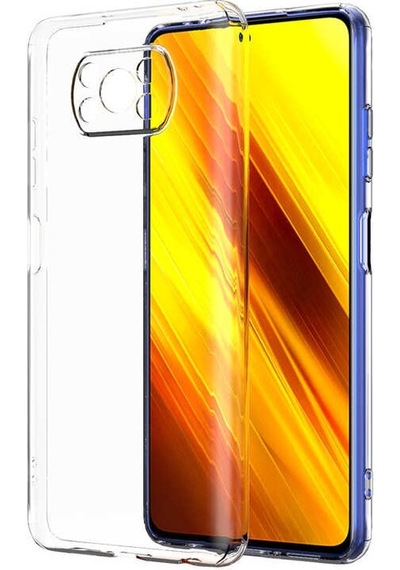 Adige Xiaomi Poco X3 Nfc Kılıf Kamera Korumalı Süper Silikon