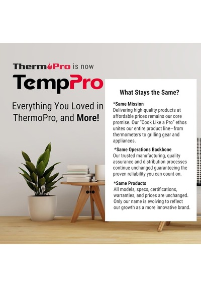 Thermopro Tp63c İç Ve Dış Mekan Sensörlü Dijital Sıcaklık Ve Nem Ölçer