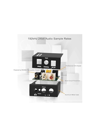 Dijital Analog Ses Dönüştürücü,toslink, Optik Çıkış To Rca Çevirme Dac Dijital Spdıf Koaksiyel Optik Dönüştürme L/r Rca, Toslink Optik Ses Adaptörü İçin Ps4 Hd Dvd Ev Sinema Sistemleri Dijital Analog Ses Dönüştürücü,toslink, Optik Çıkış To Rca Çevirme Dac Dijital Spdıf Koaksiyel Optik Dönüştürme L/r Rca, Toslink Optik Ses Adaptörü İçin Ps4 Hd Dvd Ev Sinema Sistemleri