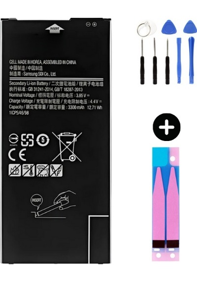 Samsung Galaxy J4 Plus J415 Uyumlu A Kalite Batarya Pil + Montaj Seti