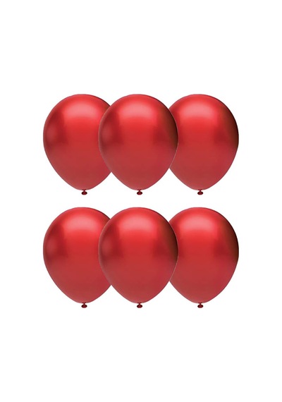 Gemar Metalik Balon Ithal 100'Lü Kırmızı