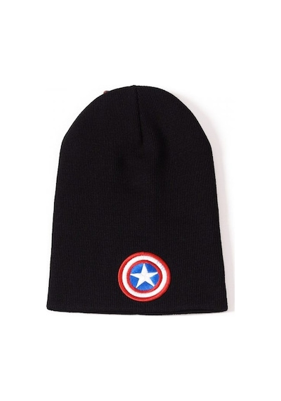 Atlantis Captain Amierica Logo Bere Siyah Çok Renkli