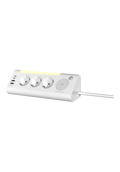 S-link Prz06 3 Soketli 2 Usb 2 Type-c Pd20 2m 306 Joule Tam Bakır