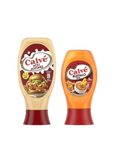Calve Acılı Mayonez 380 Gr + Buffalo Sos 245 Gr 2 Li Set
