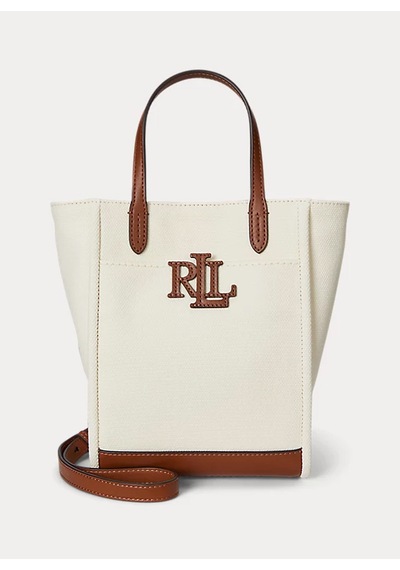 Lauren Ralph Lauren Taba - Krem Kadın El Çantası 431982235003