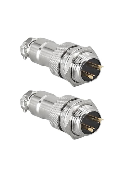 Gx16 2 Pin Havacılık Tipi Konnektör