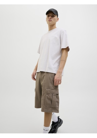 Jack & Jones Jpstcole Kargo Şort 12268266 Kahverengi