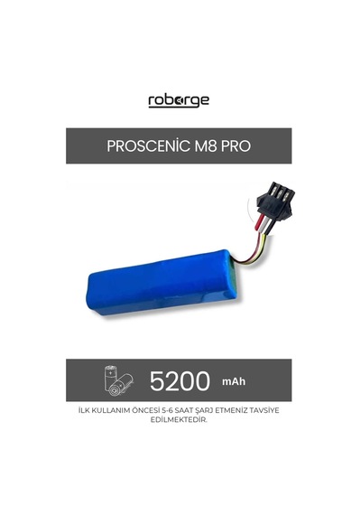 Proscenic M8 Pro Robot Süpürge Uyumlu Batarya 5200 Mah - Muadil Ürün