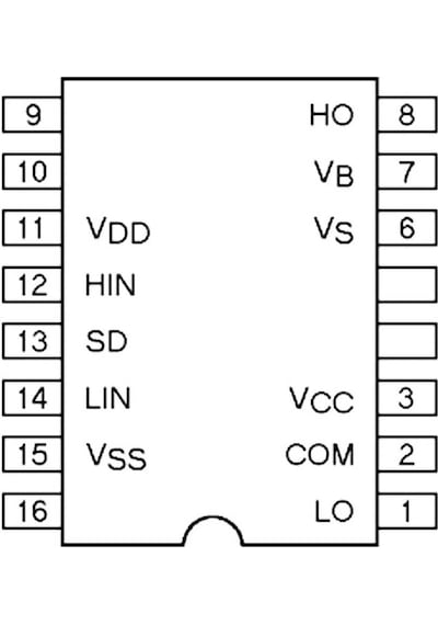Ir2110 Smd Mosfet Sürücü Entegresi Soic-16w