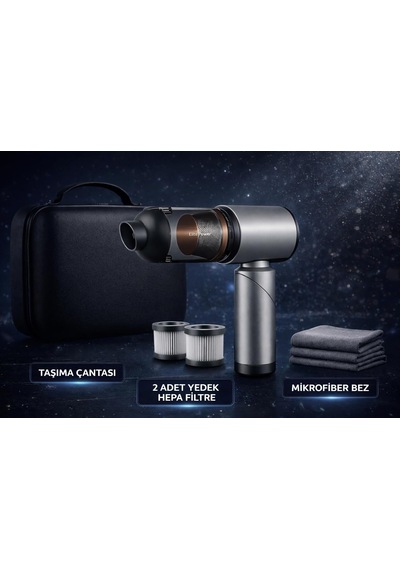 20.000 Pa Kablosuz El Süpürgesi 120w Güç, 7800 Mah Batarya, 200 Ml Toz Haznesi, 8 Başlıklı, T Tek Renk