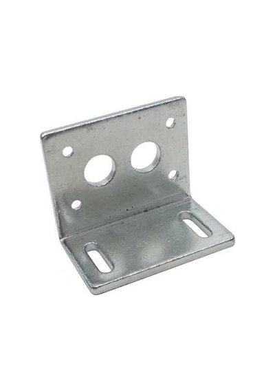 Jgy370 Dc Motor Montaj Parçası Bracket Çelik L Demir Parça