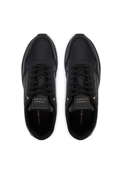 Tommy Hilfiger Kadın Marka Logolu Günlük Kullanıma Uygun Siyah Sneaker Fw0fw09411 Bds
