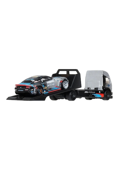 Hot Wheels Premium Team Transport 90 2024 Ford Mustang Rtr Spec 5-fd Aero Lift Kırmızı