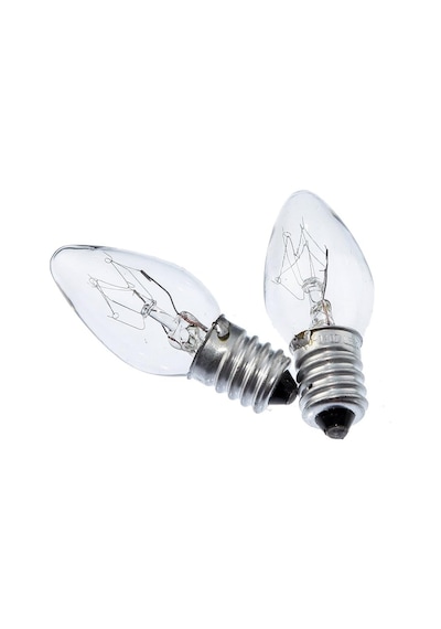 Ayrex Orret Home 10w Şeffaf Tuz Lambası Ampulü 5 Adet E14 Duy Uyumlu Gece Lambası Ampulü, Şeffaf Cam, Doğal