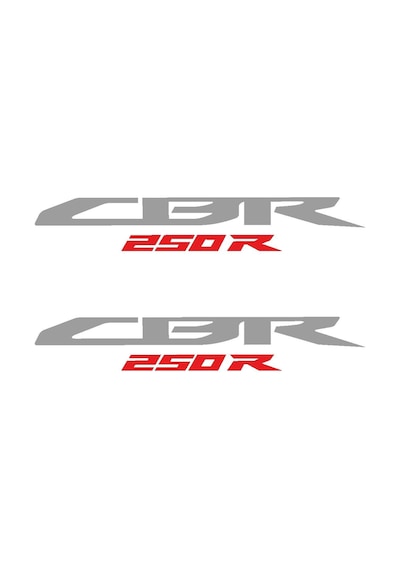 Honda Cbr250r Siyah Motor  Sticker Tasarım Modeli