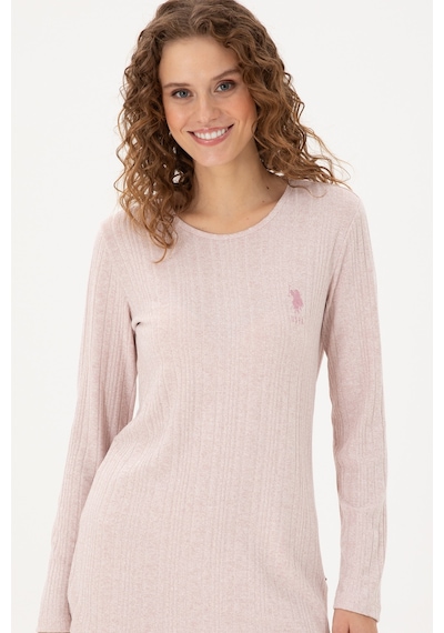 U.s. Polo Assn. Kadın Pembe Pijama Takım 50303413-vr041 Pembe