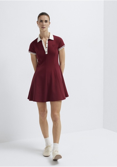 Mavi - Kırmızı Mini Elbise 1310903-85633