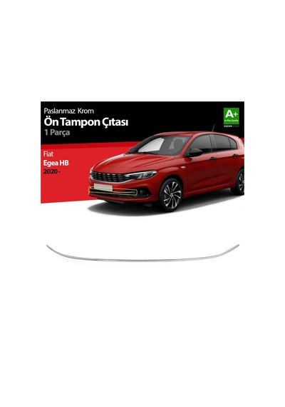 S-Dizayn  Fiat Egea Hb Krom Ön Tampon Çıtası 2020 Üzeri