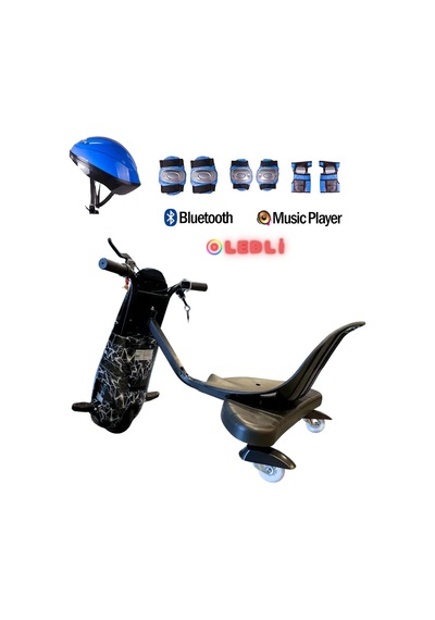 Citymate Drift Car Elektrikli Kaykay Bluetooth Dirift Kar Hoverboard Scooter + Koruma Ekipmanı D02