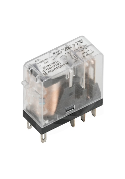 Weidmüller Drı424024l 24vdc,2no/2nc,8p-5a,led,röle