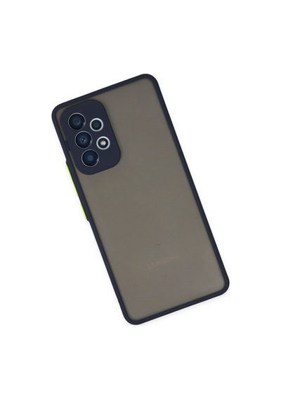 Galaxy A53 5g Kılıf Montreal Silikon Kapak - Lacivert Çok Renkli