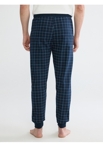 Lc Waikiki Lc Waıkıkı Lacivert Standart Kalıp Ekose Desenli Erkek Pijama Alt