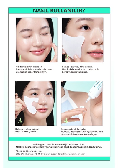 Goodal Heartleaf Pdrn Collagen Melting Patch